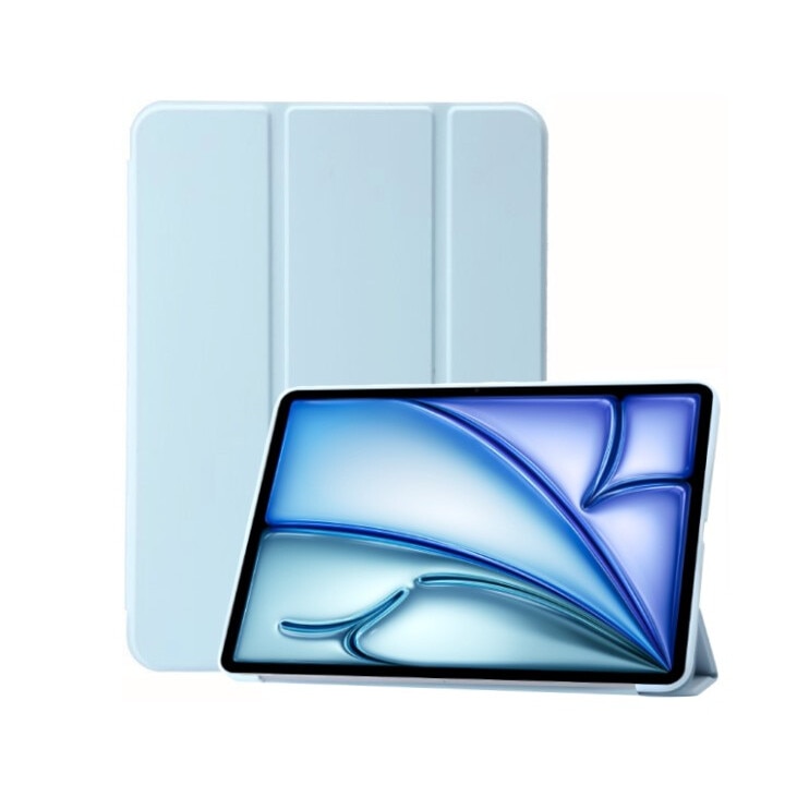 Husa de protectie pentru Apple iPad Air 10.9"/iPad Air 11", Tip carte, Silicon, Turcoaz