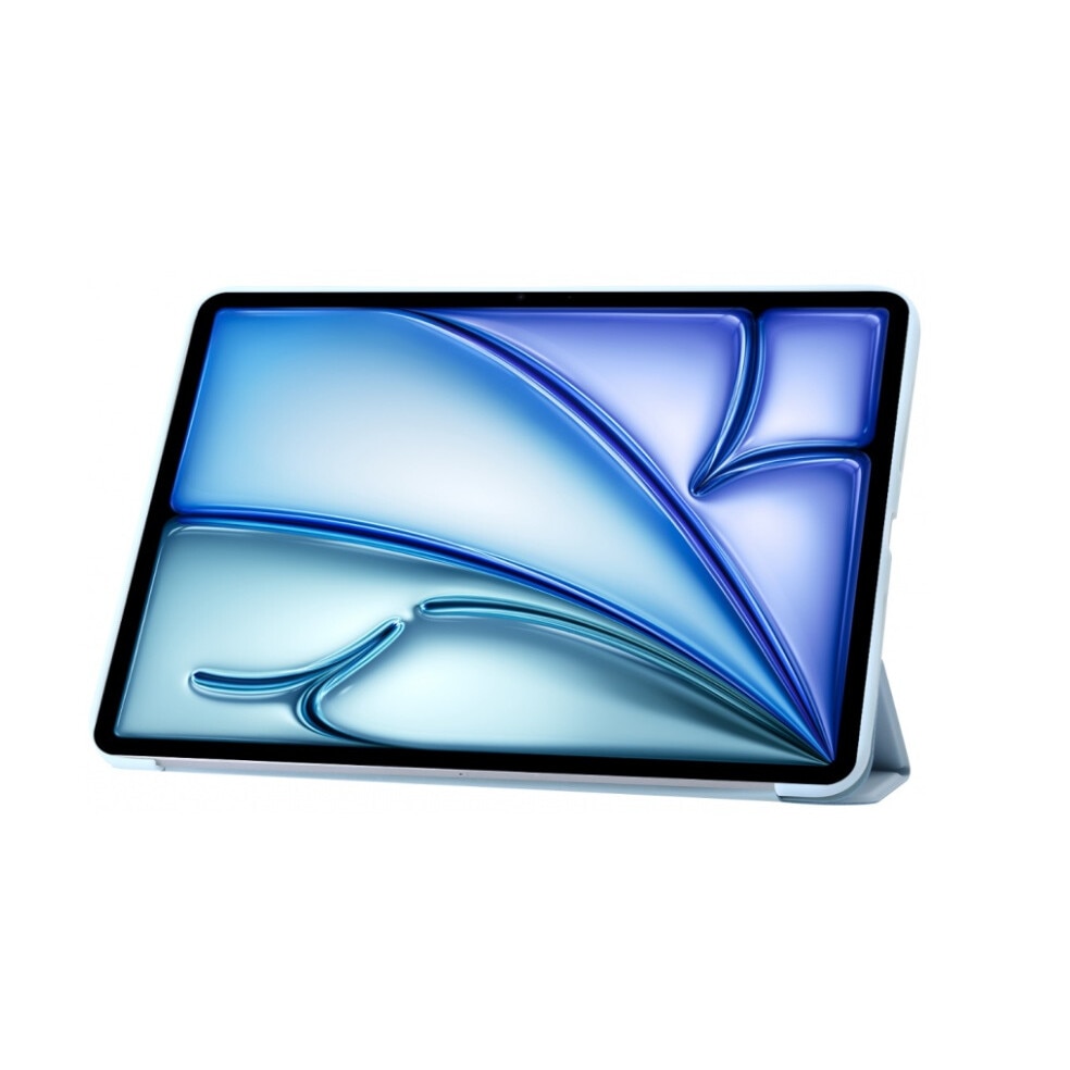 Husa de protectie pentru Apple iPad Air 10.9"/iPad Air 11", Tip carte, Silicon, Turcoaz