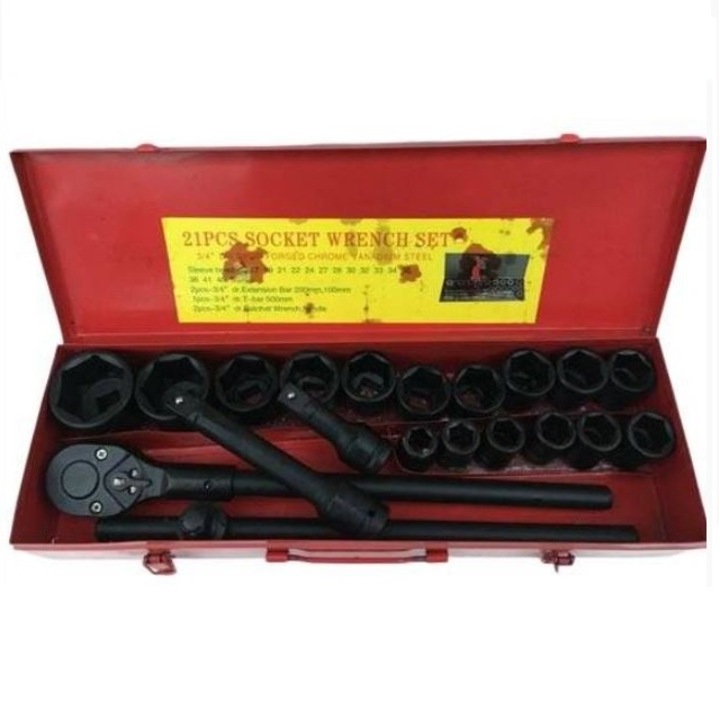 Trusa set chei tubulare 21-50 mm, Set 21 piese