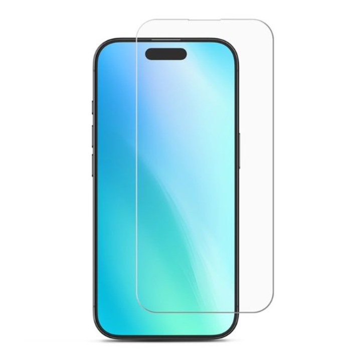 Folie de Protectie pentru iPhone 16 Pro cu Accesorii Montaj, Grosime 0.3 mm, Clear View, Transparenta