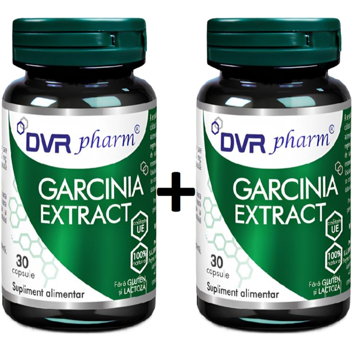 Csomag Garcinia Cambogia kivonat, zsírégető, étvágygátlás, zsírszövet eltávolítása, 2x30 cps, DVR Pharm