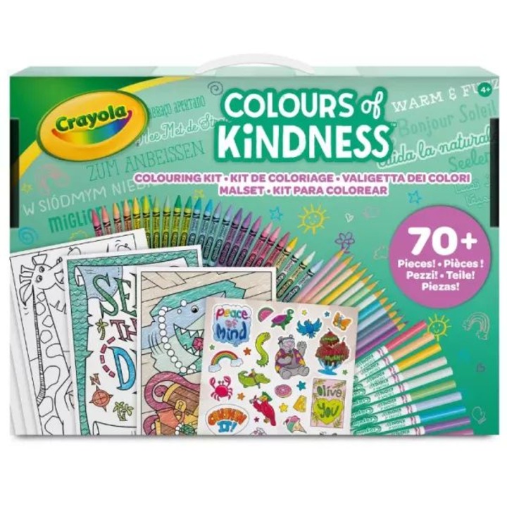 Комплект за рисуване, Crayola, Добри думи - 70 части