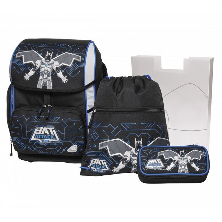 Ghiozdan Bat Attack + Penar, Etui, Sac Sport Schneiders