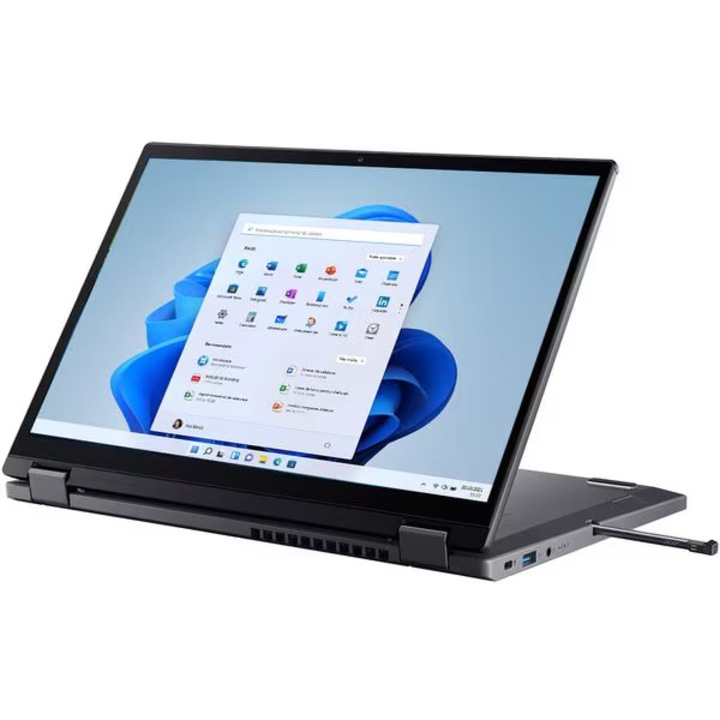 Acer Aspire Spin 14 ASP14-51MTN-74UW 2in1 laptop, 14", Intel Core 7 150U akár 5.4GHz, WUXGA Touch, 16GB, SSD 512GB, Intel Graphics, Windows 11 Home, Nemzetközi angol billentyűzet, Acélszürke