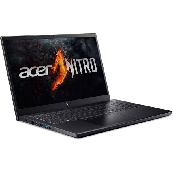 Laptop Gaming Acer Nitro V15 ANV15-41-R5AK, Amd Ryzen 7 7735hs Pana La 4.75ghz, 15.6" Fhd, 16gb, Ssd 512gb, Nvidia Geforce Rtx 3050 6gb, Linux, Negru