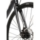 Bicicleta City Unisex cu Roti de 28", Manete Secventiale A3, Echipare A3, Frane DISC -fata/spate, 24 Viteze, Albastru/alb, City Bike Carpat RDV Genius cu cadru din Aluminiu si cabluri integrate