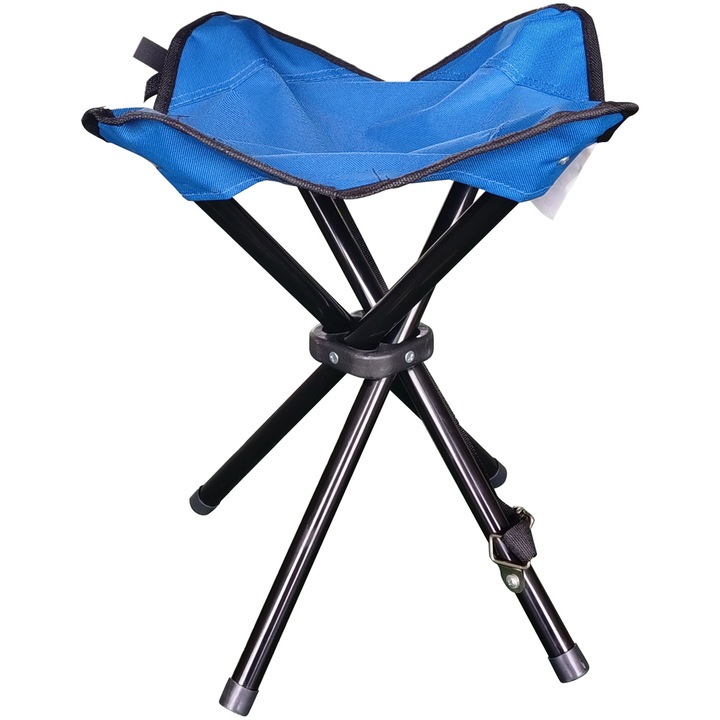 Сгъваем стол Kring, С 3 крака, 30x40x40 см, Navy blue