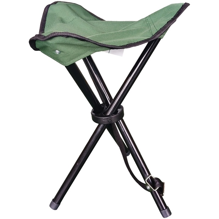 Сгъваем стол Kring, С 3 крака, 31x31x41 см, Forest green