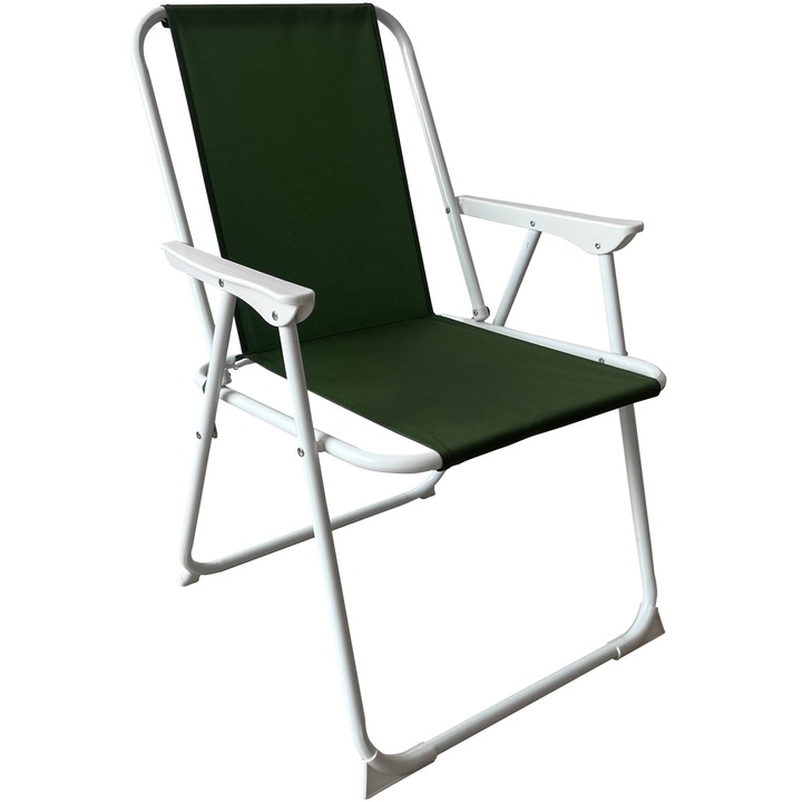 Scaun camping pliabil Kring, 53x59x76 cm, forest green
