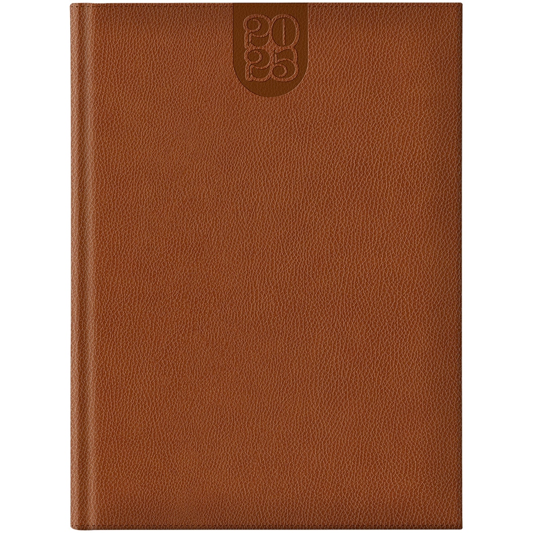 Agenda Dakota A4 datata hartie ivory coperta maro