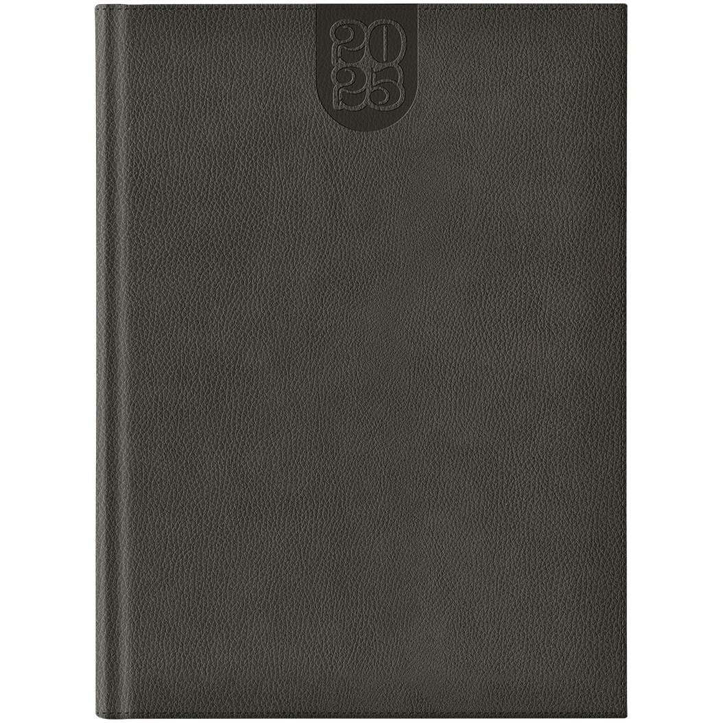 Agenda Dakota A4 datata hartie ivory coperta gri