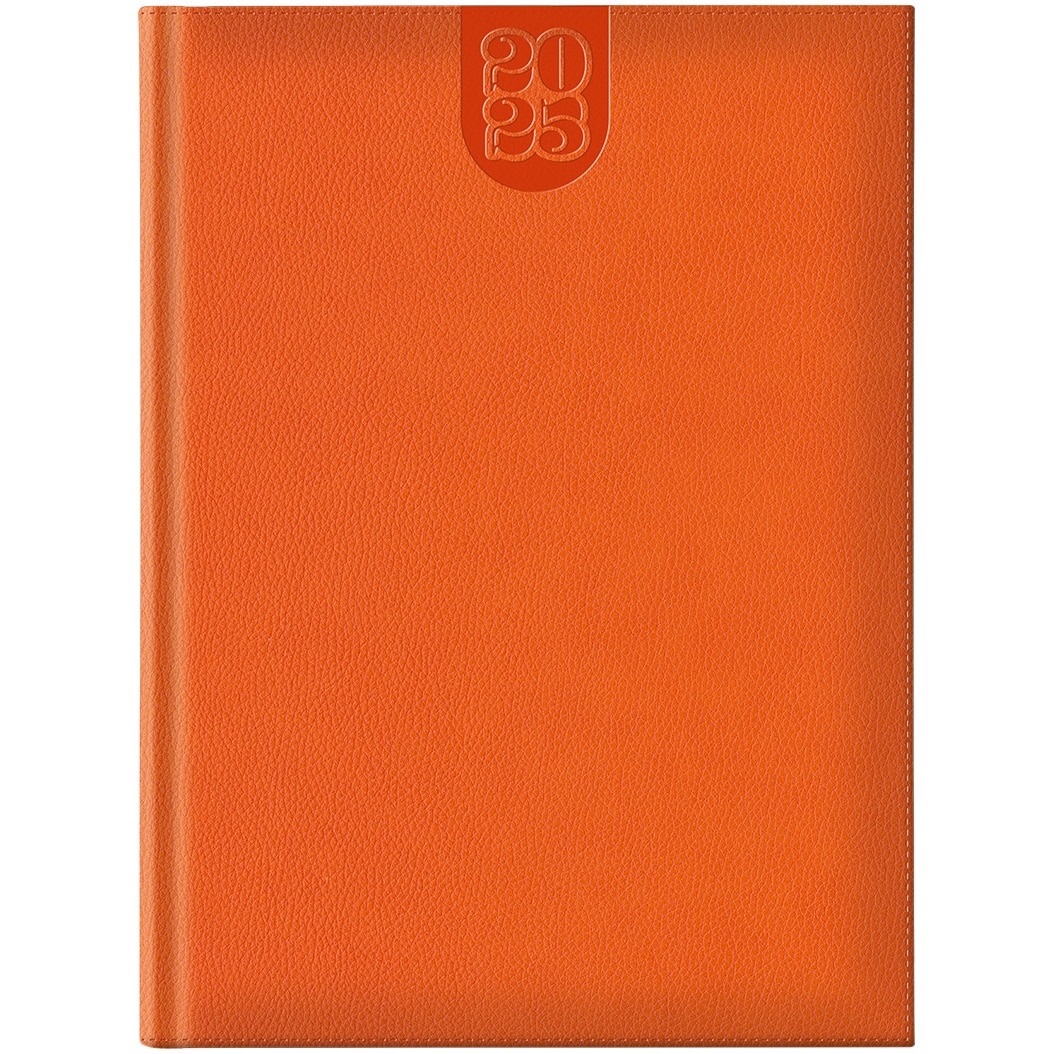 Agenda Dakota A4 datata hartie ivory coperta orange