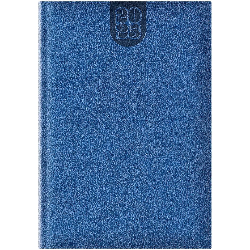 Agenda Dakota A5 datata hartie ivory coperta albastru navy
