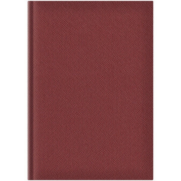 Agenda nedatata A5 Adria hartie ivory coperta maro roscat