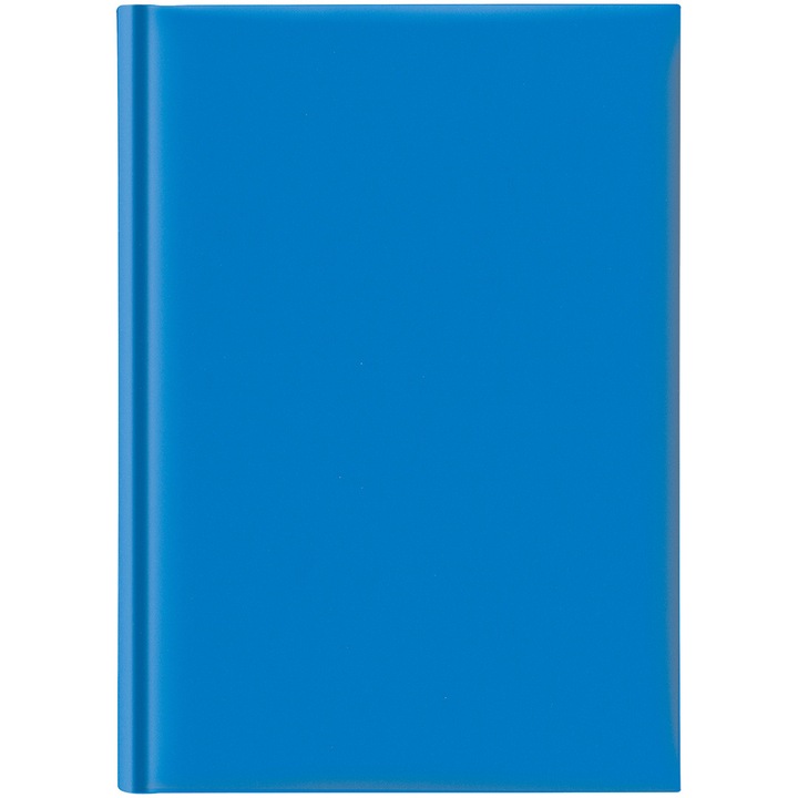 Agenda nedatata A5 hartie offset alb coperta bleu