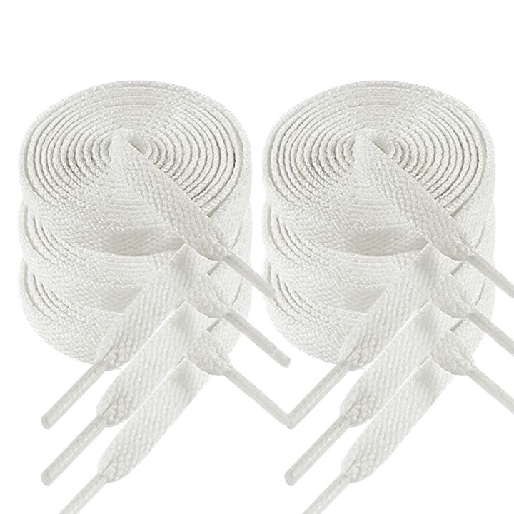 3 pár cipőfűző készlet, oein, 8mm*140cm, ALb, mindenféle sportcipővel, futócipővel és alkalmi cipővel kompatibilis