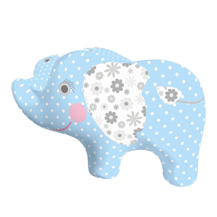 Perna decorativa, 30 cm, Elefant, Multicolor