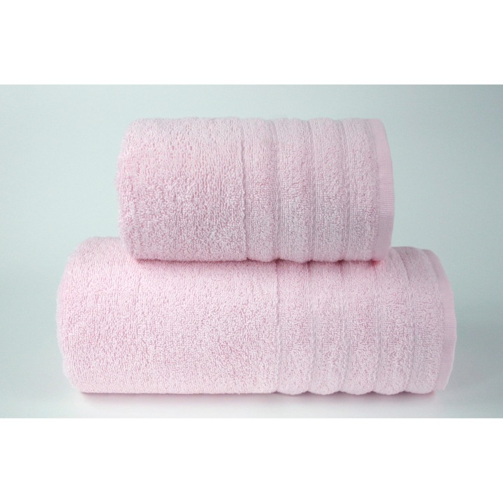Prosop Alexa 70x130cm, roz, 100% bumbac, 420g/m2