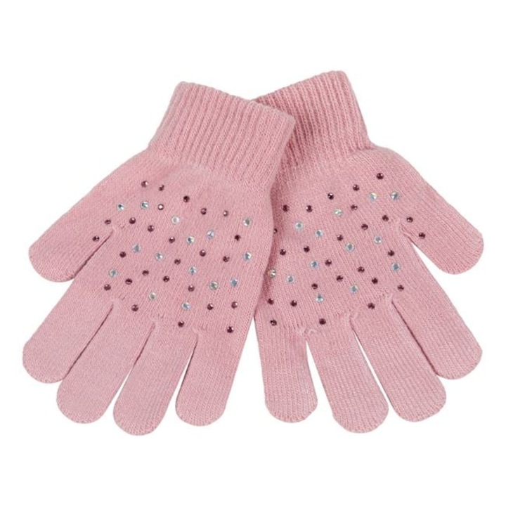 Manusi Roz Nude Strass pentru Fete 6-10 Ani