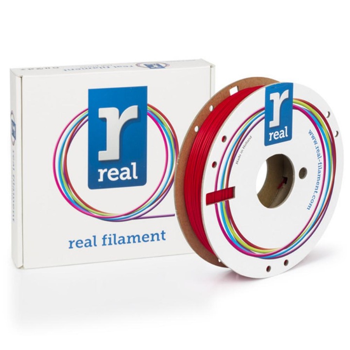 Filament 3D Real PLA Tough, rosu, 0.5Kg, 1.75mm