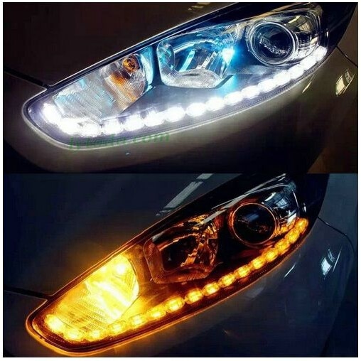 Banda LED DRL Auto AutoREY®, Semnalizare Dinamica Secventiala Flexibila ...