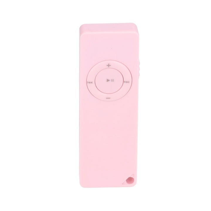 Player MP3 portabil BGHYHYHI, ultra-subtire, calitate sunet buna, suport card de memorie 64GB, 180mAh