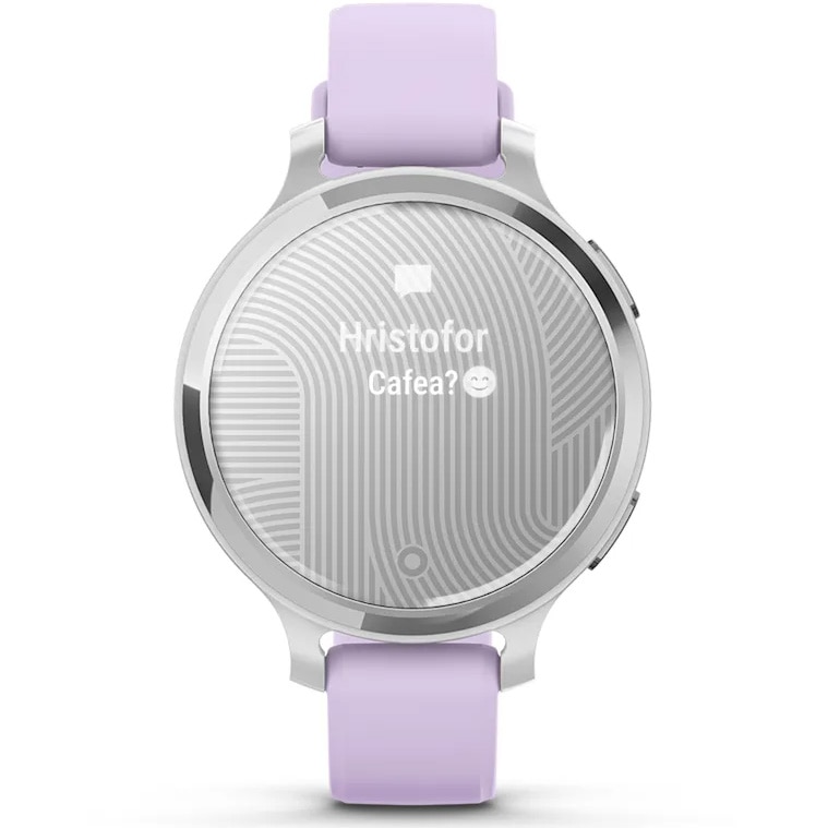 Smartwatch Garmin Lily 2 Active, 38mm, GPS, curea silicon, Silver