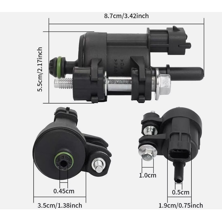 Valva solenoid purjare canistra vapori GM ACDelco, calitate OEM
