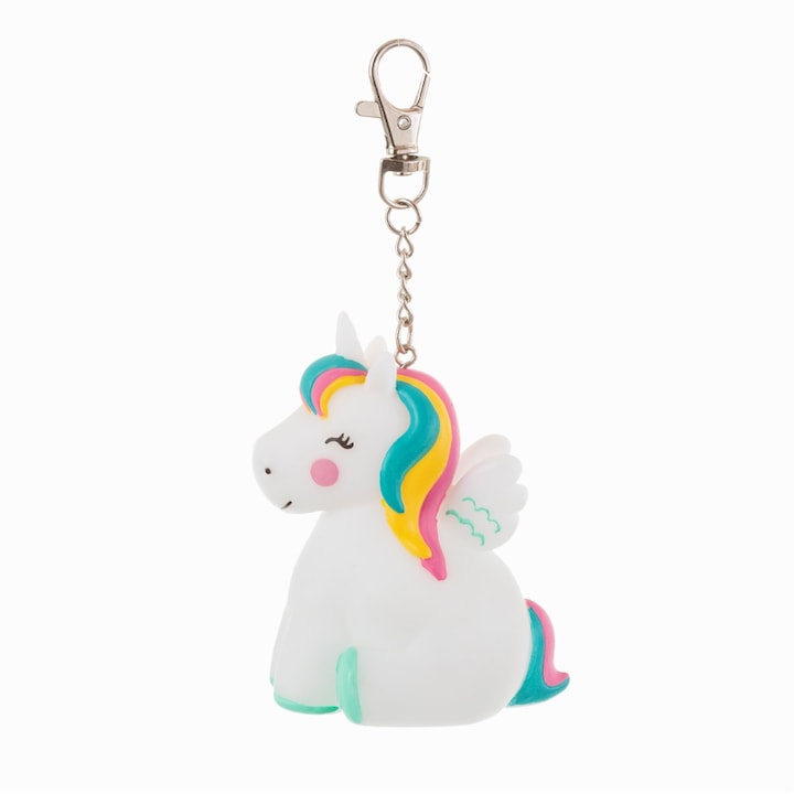 Breloc unicorn, Sass & Belle, Alb