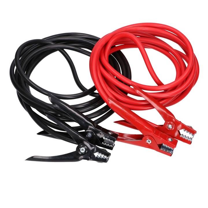 Cablu de pornire Extralink Smart Life Cable Car 400A, 2,5 m, curent 400A, pentru pornire rapida a autovehiculelor, constructie rezistenta si durabila, izolatie sigura, usor de utilizat, ideal pentru situatii de urgenta auto si intretinere vehicule