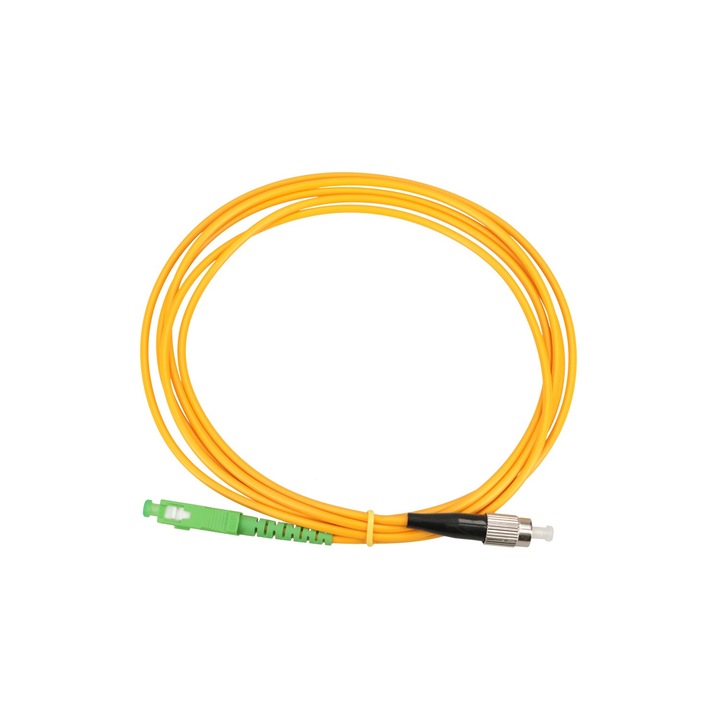 Extralink SC/APC-FC/UPC hálózati kábel, simplex, 3mm, 2m