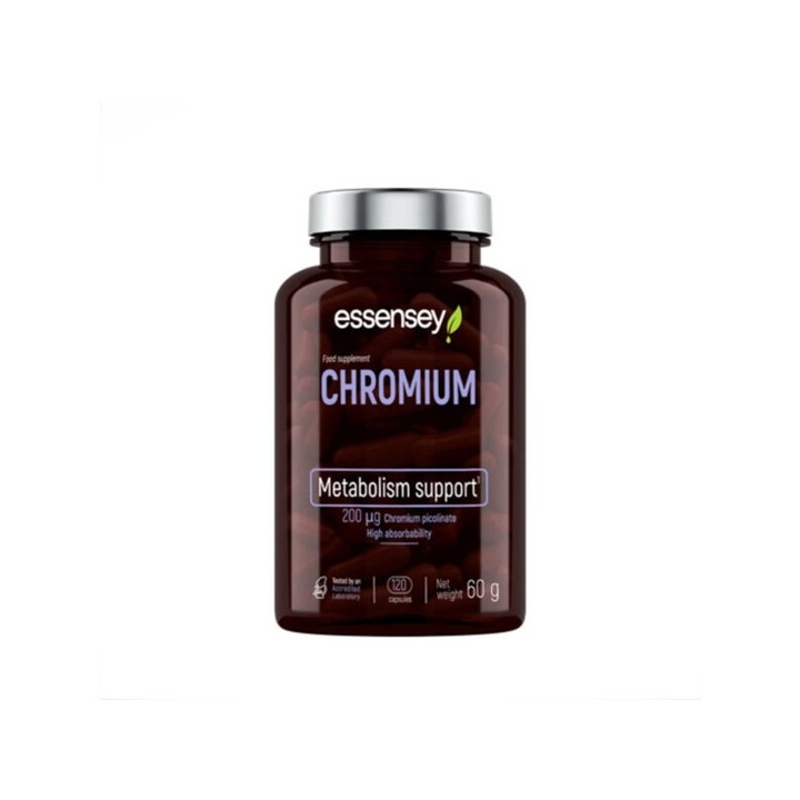 Chromium 200 mcg 120 Capsule, Essensey
