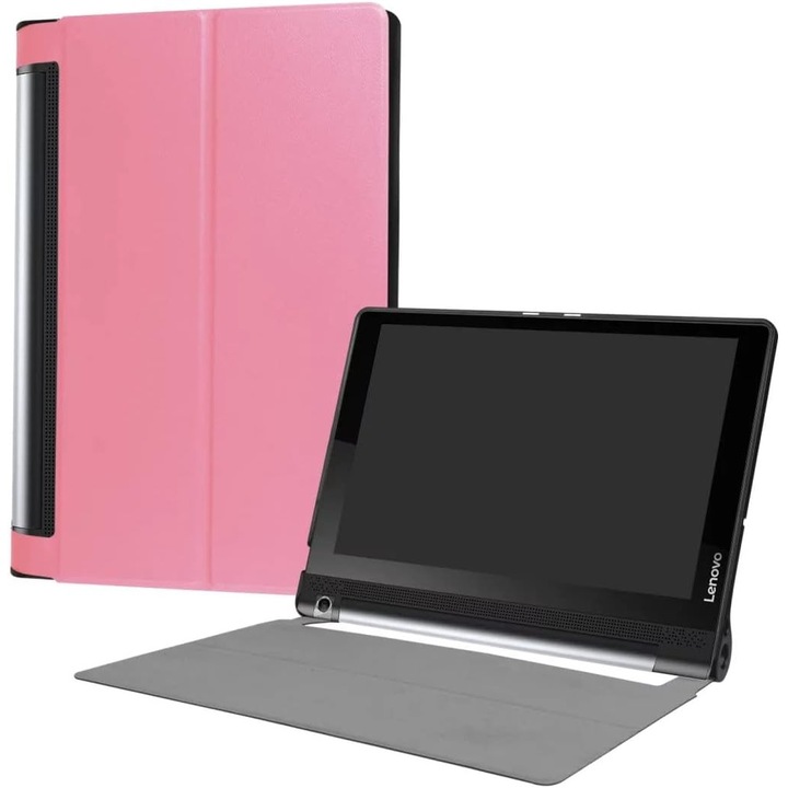 Husa Smart Cover, Sigloo, pentru tableta Lenovo Yoga Tab 11 YT-J706F, 11 inch, 2021, Pink
