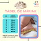 Pantofi copii barefoot Ursulet alb, piele naturala, bej/alb, 23 EU