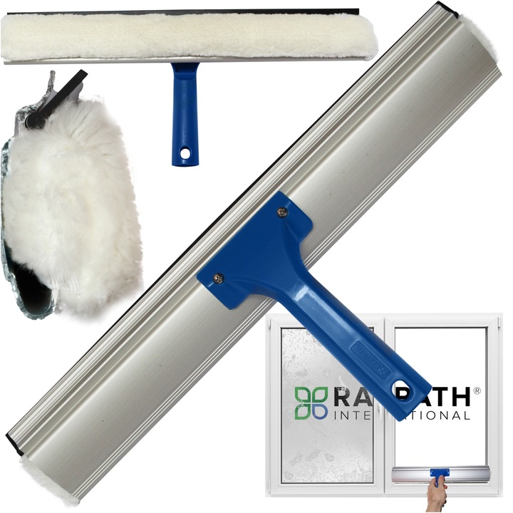 Стъклочистачка Raypath, Express, Nano Silver Technology, Антиалергична, Икономична, 40 см, Бял