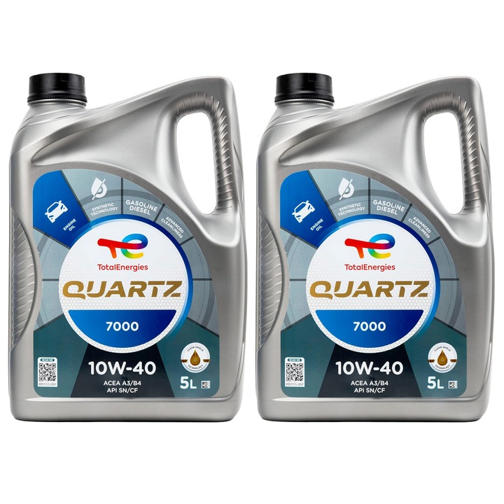 Pachet 10 litri Ulei Total Quartz 7000 Energy 10W40