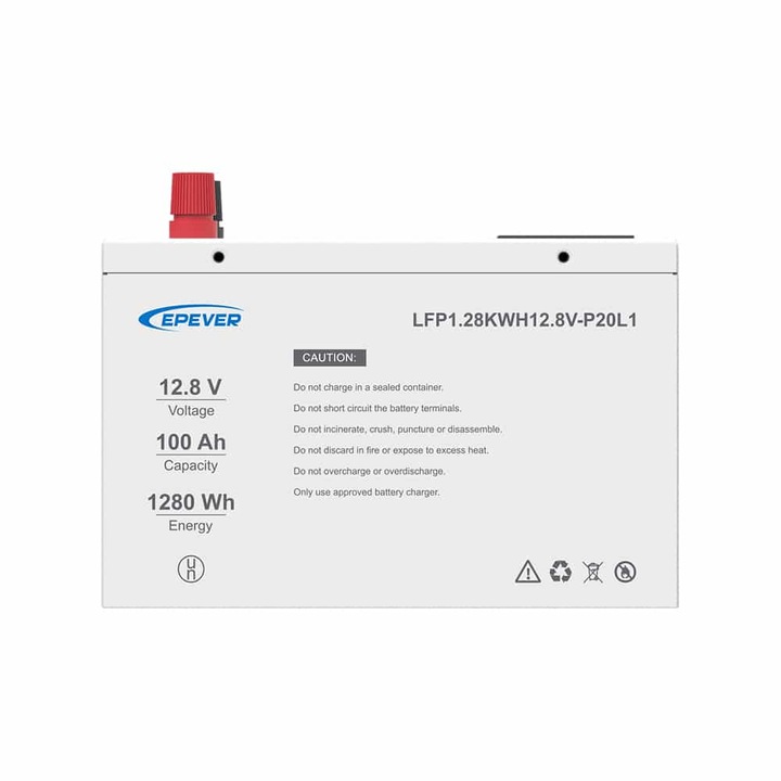 Acumulator litiu LIFEPO4, 12.8V / 100Ah, 1280Wh, IP20, Epever