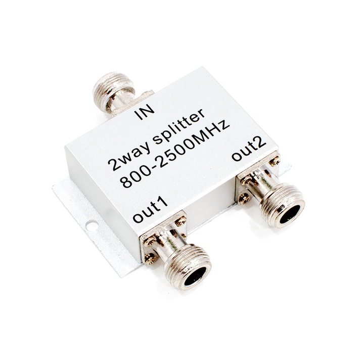 Thunder Booster MISP-2N térerő erősítő Koax kábel 2-es elosztó (698-2700 MHZ)