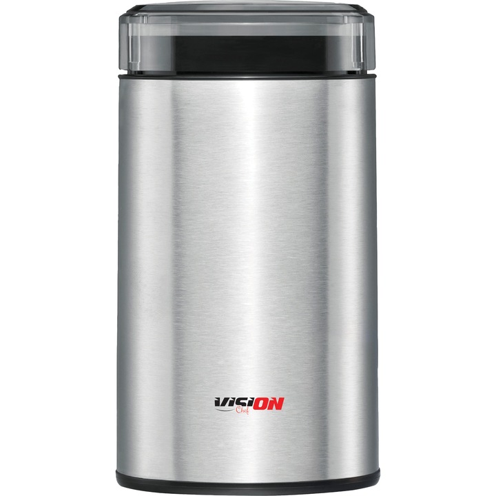 Електрическа мелачка Vision Chef VRC200IX, 200 W, Капацитет 70 g, Inox