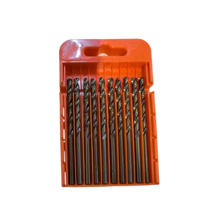 Set 10 burghie pentru metal din cobalt 5mm