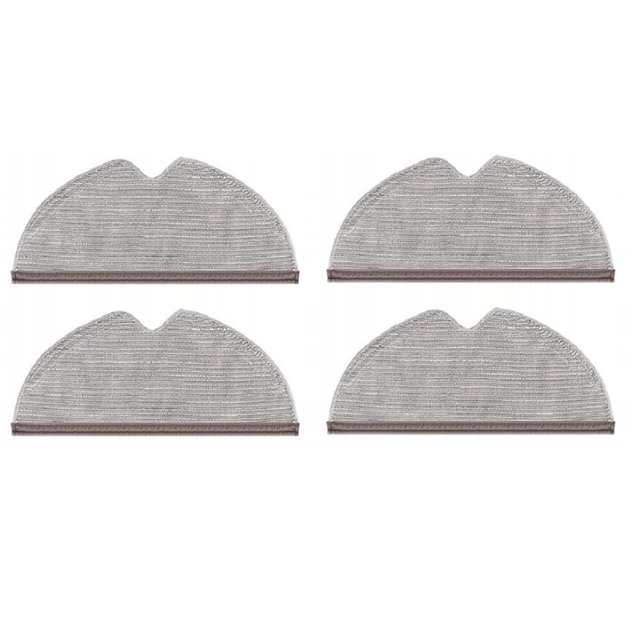 Set 4x laveta compatibila Roborock S50, S51, S5 Max, S6, S6 Pure, S6 MaxV, Q5, Q5 Max, Q5 Pro, Q7, Q7 Max, Q8 Max, E4, E5, Microfibra, Bej