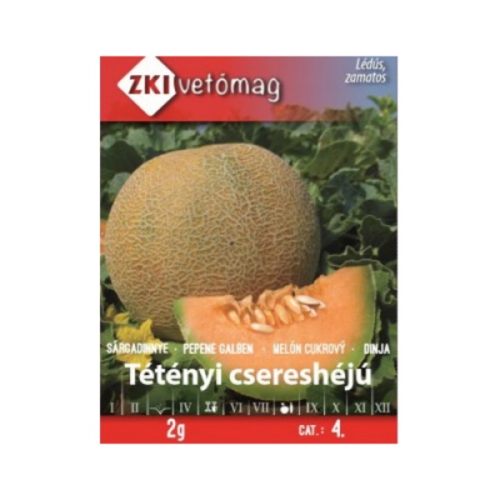 Seminte de pepene galben tetenyi cseresheju ZKI, 2gr