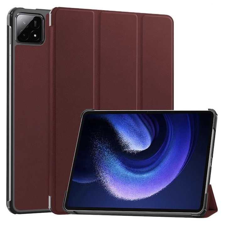 Husa Protectie pentru Xiaomi Pad 6S Pro 12.4, M73, Nanotextil, Noble Red