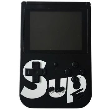 Consola de joc, S DEPOT®, 400 de jocuri, retro, HD, negru Consola de joc, S DEPOT®, 400 de jocuri, retro, HD, negru