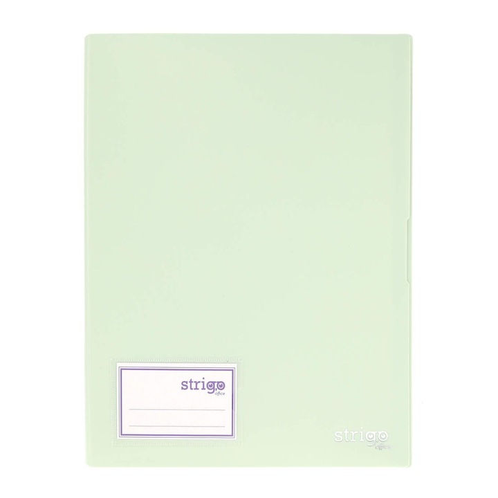 Защитни фолиа Strigo, 20 бр, PP, A4, мента