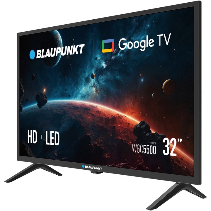 Televizor Blaupunkt LED 32WGC5500, 81 cm, Smart Google TV, HD, Clasa E