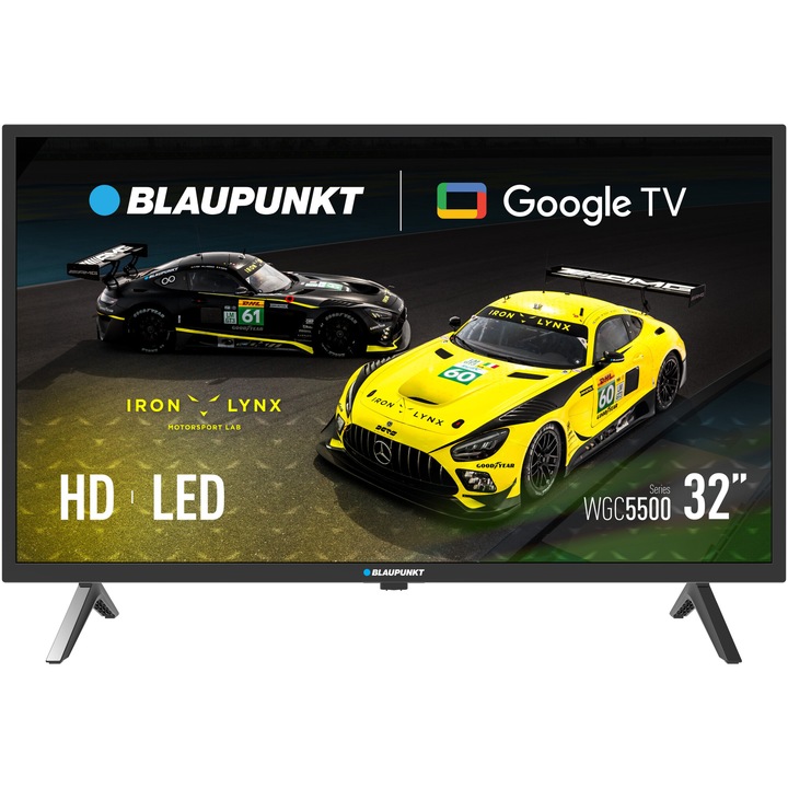 Телевизор Blaupunkt LED 32WGC5500, 32" (81 см), Smart Google TV, HD, Клас E