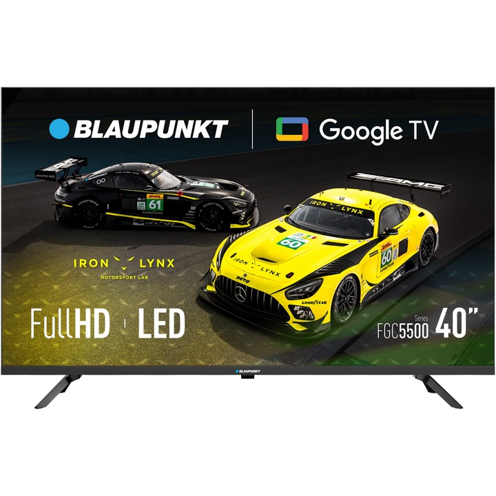 Blaupunkt 40FGC5500 LED televízió, 101 cm, Smart Google TV, Full HD, F energiaosztály