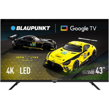 Televizor Blaupunkt LED 43UGC5500S, 109 cm, Smart Google TV, 4K Ultra HD, Clasa G