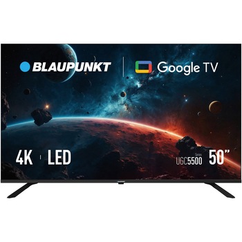 Televizor Blaupunkt LED 50UGC5500S, 127 cm, Smart Google TV, 4K Ultra HD, Clasa G